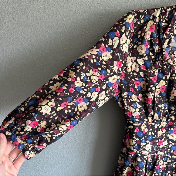 Marc Jacob’s Designer Floral Tie Waist Midi Dress 2 - Picture 5 of 12